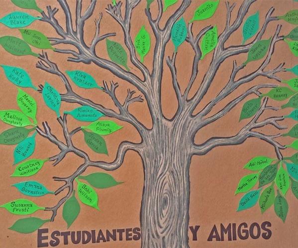Tree with Student Names